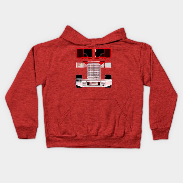 Vintage Optimus Kids Hoodie by cunningmunki